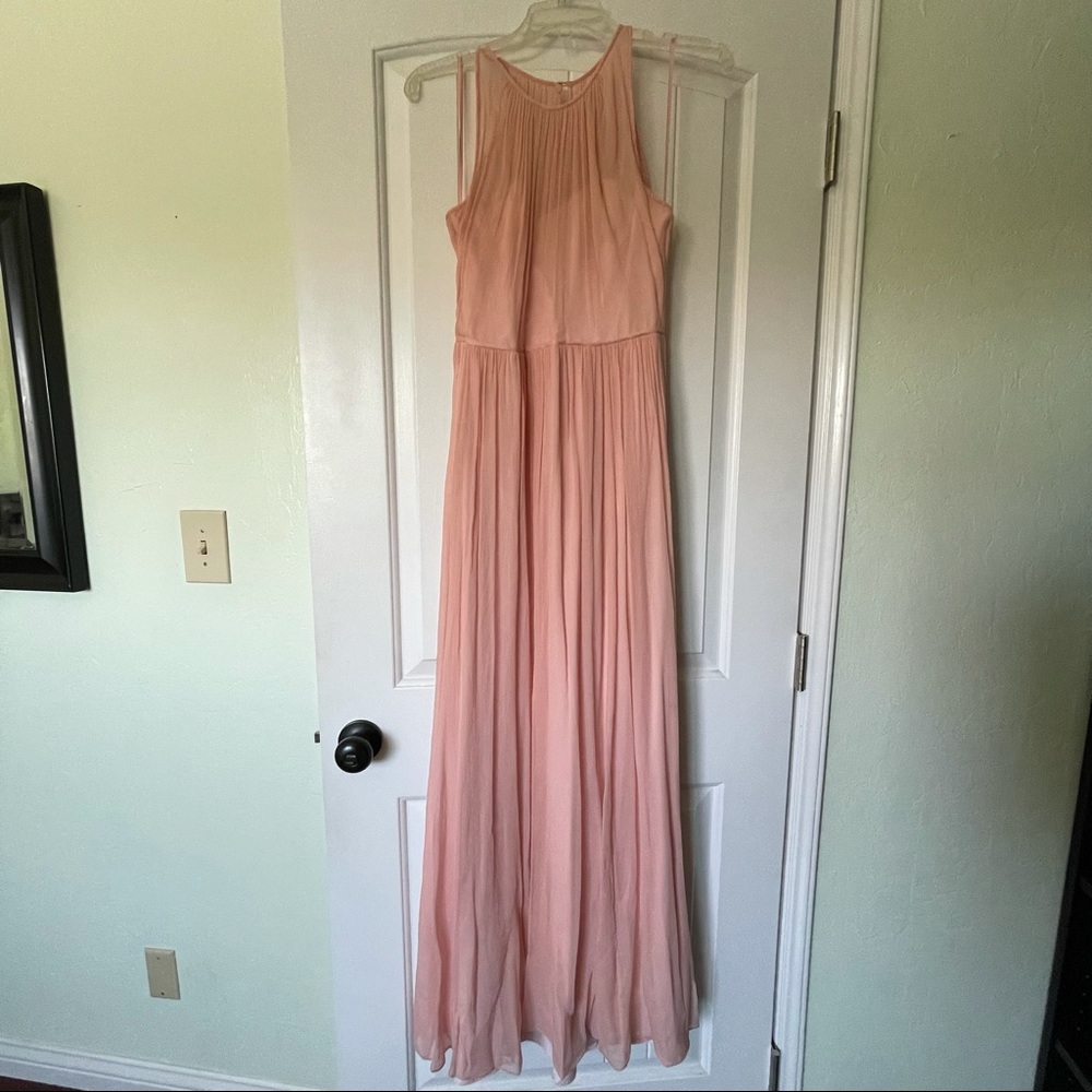 J. Crew Silk Chiffon Long Megan Bridesmaid Gown